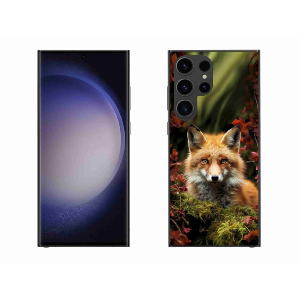 Gelový kryt mmCase na Samsung Galaxy S23 Ultra 5G - liška v lese