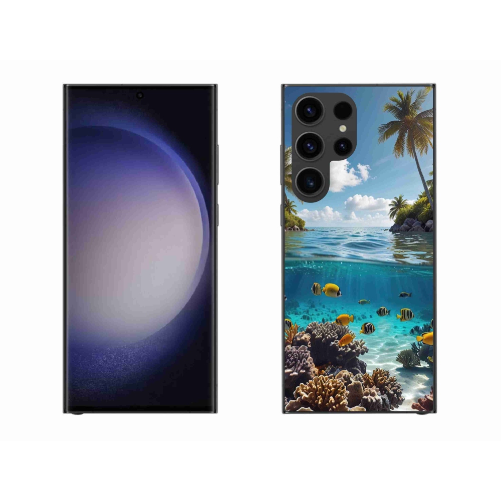 Gelový kryt mmCase na Samsung Galaxy S23 Ultra 5G - mořský svět 4