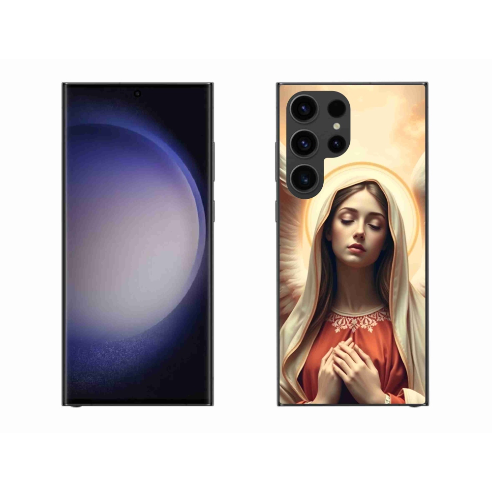 Gelový kryt mmCase na Samsung Galaxy S23 Ultra 5G - náboženský motiv