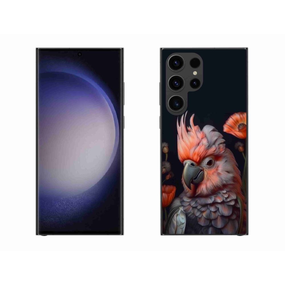 Gelový kryt mmCase na Samsung Galaxy S23 Ultra 5G - papoušek kakadu v barvách
