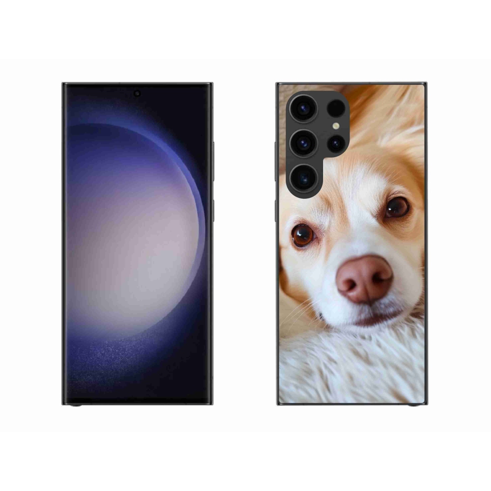 Gelový kryt mmCase na Samsung Galaxy S23 Ultra 5G - Roztomilá čivava