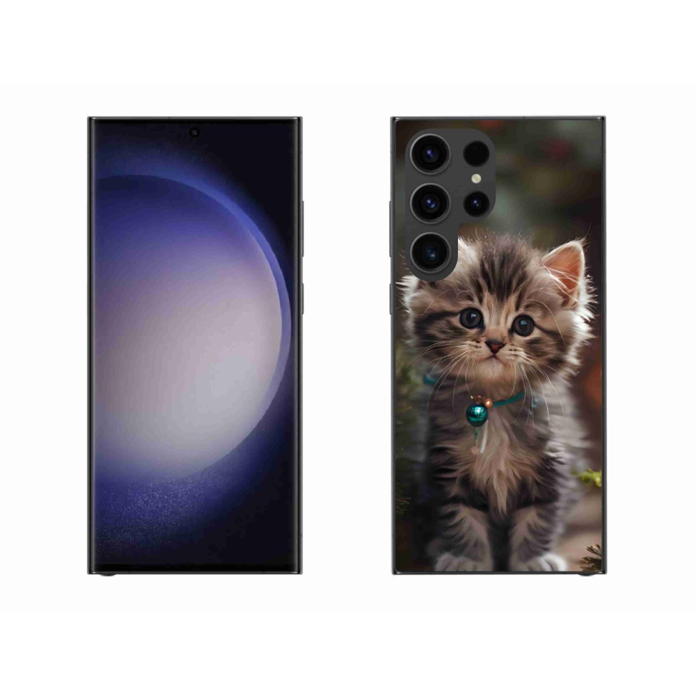 Gelový kryt mmCase na Samsung Galaxy S23 Ultra 5G - roztomilé kotě 11