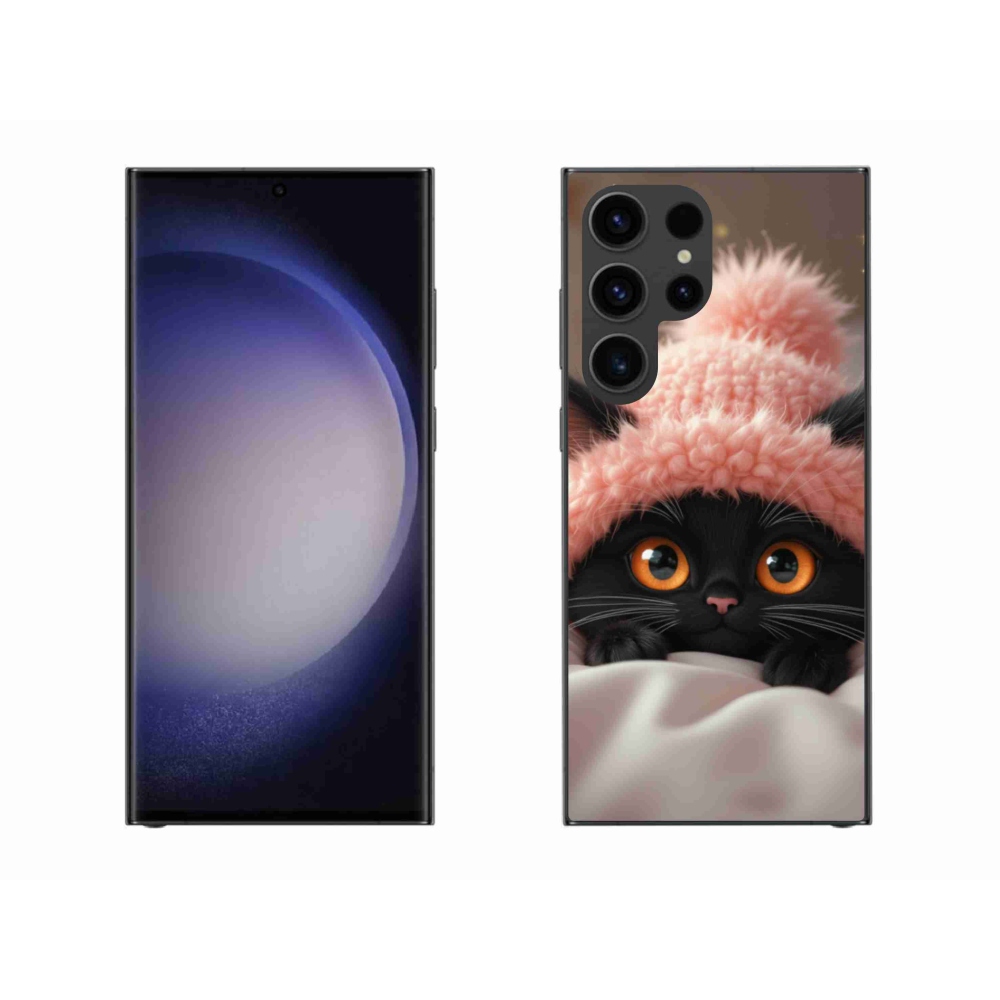 Gelový kryt mmCase na Samsung Galaxy S23 Ultra 5G - roztomilé kotě 7