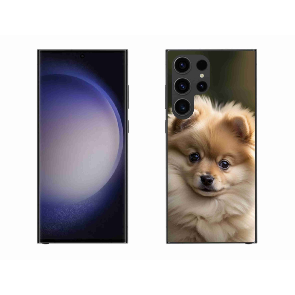 Gelový kryt mmCase na Samsung Galaxy S23 Ultra 5G - roztomilý pomeranian 2