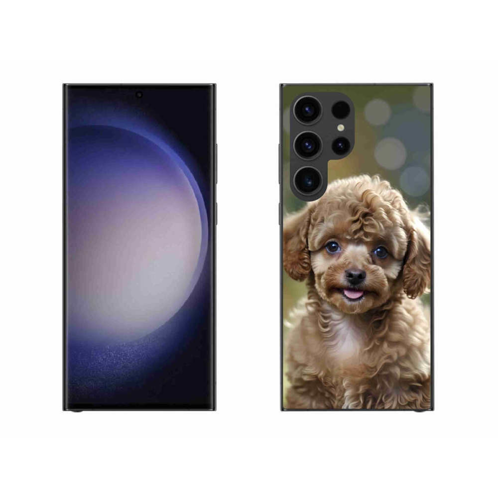 Gelový kryt mmCase na Samsung Galaxy S23 Ultra 5G - roztomilý pudl