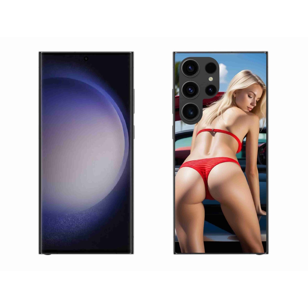 Gelový kryt mmCase na Samsung Galaxy S23 Ultra 5G - sexy žena 2