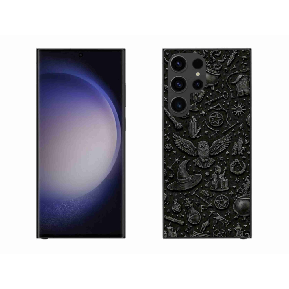 Gelový kryt mmCase na Samsung Galaxy S23 Ultra 5G - tmavý magický svět