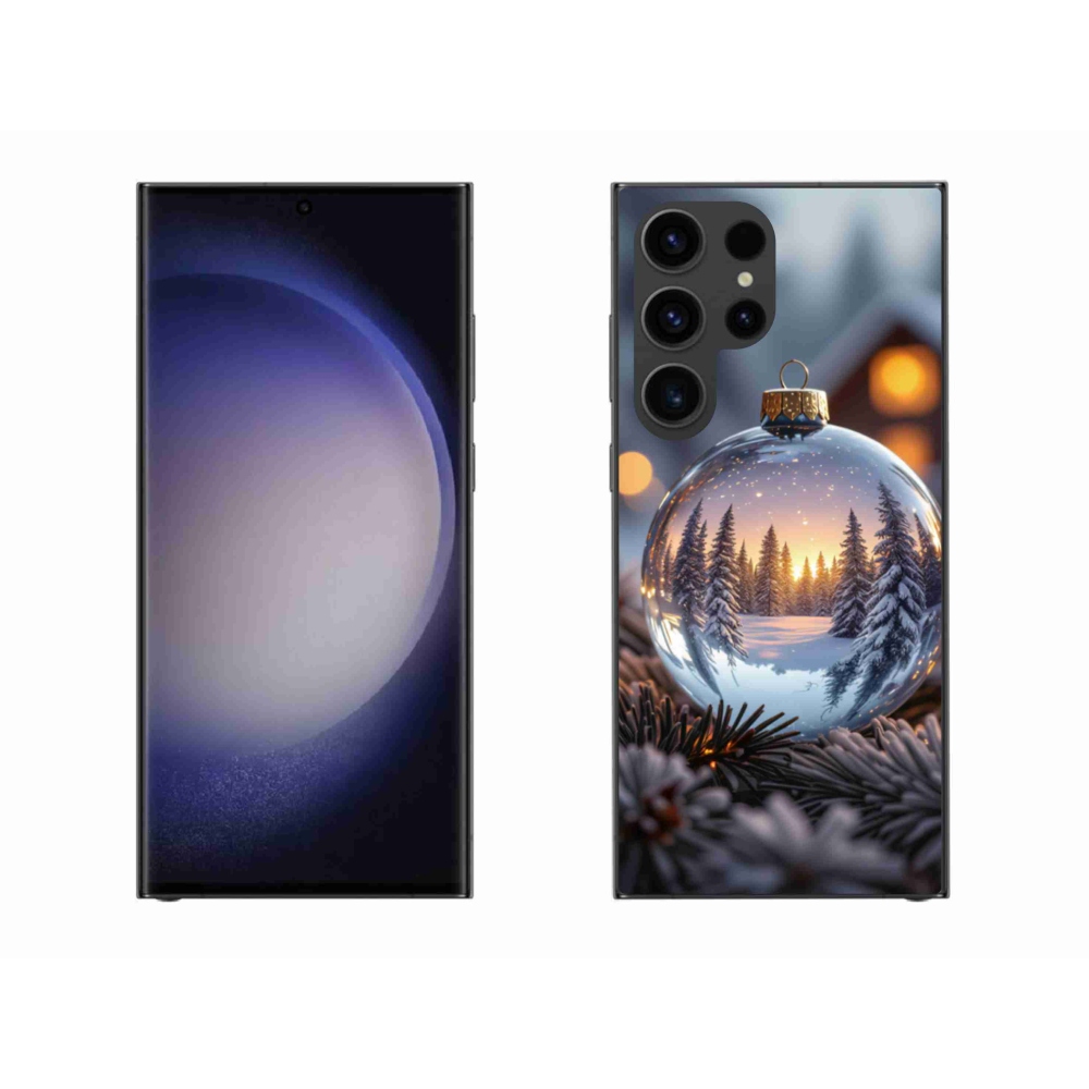 Gelový kryt mmCase na Samsung Galaxy S23 Ultra 5G - vánoční ozdoba