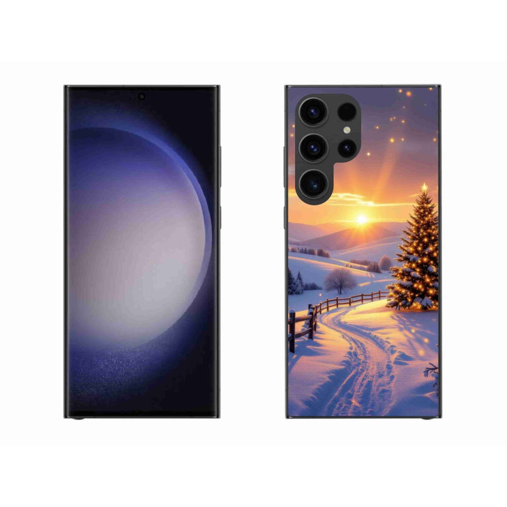 Gelový kryt mmCase na Samsung Galaxy S23 Ultra 5G - zimní krajina