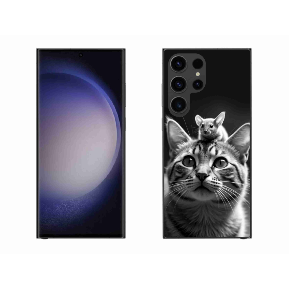 Gelový kryt mmCase na Samsung Galaxy S23 Ultra 5G - zvířecí přátelství 2