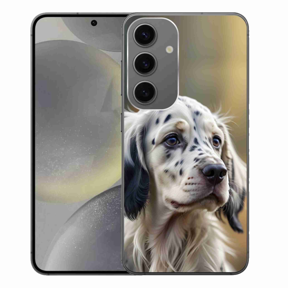 Gelový kryt mmCase na Samsung Galaxy S24+ - anglický setr