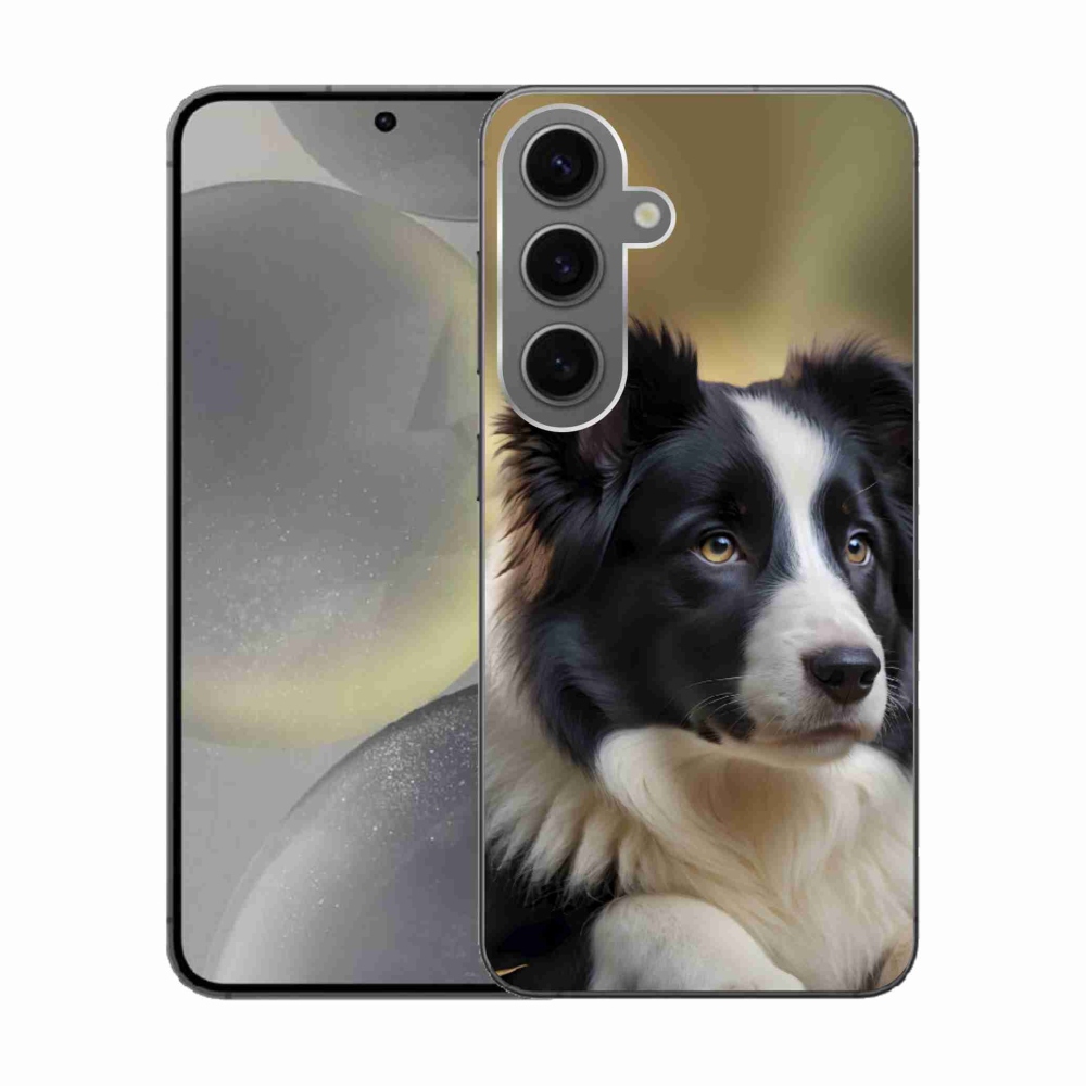 Gelový kryt mmCase na Samsung Galaxy S24 - border kolie 2