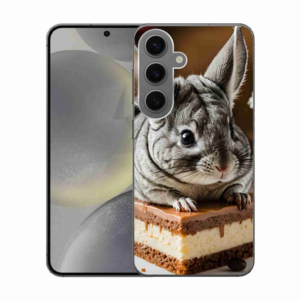 Gelový kryt mmCase na Samsung Galaxy S24 - činčila