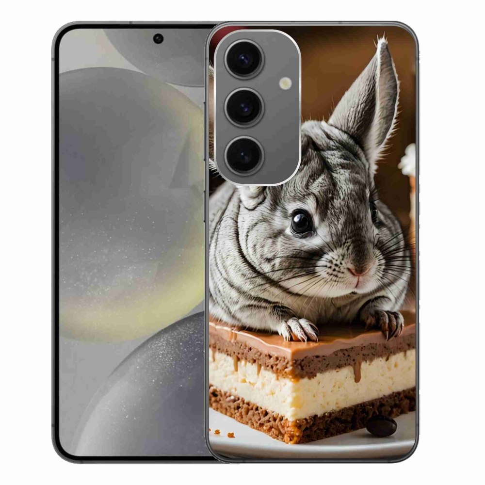 Gelový kryt mmCase na Samsung Galaxy S24+ - činčila