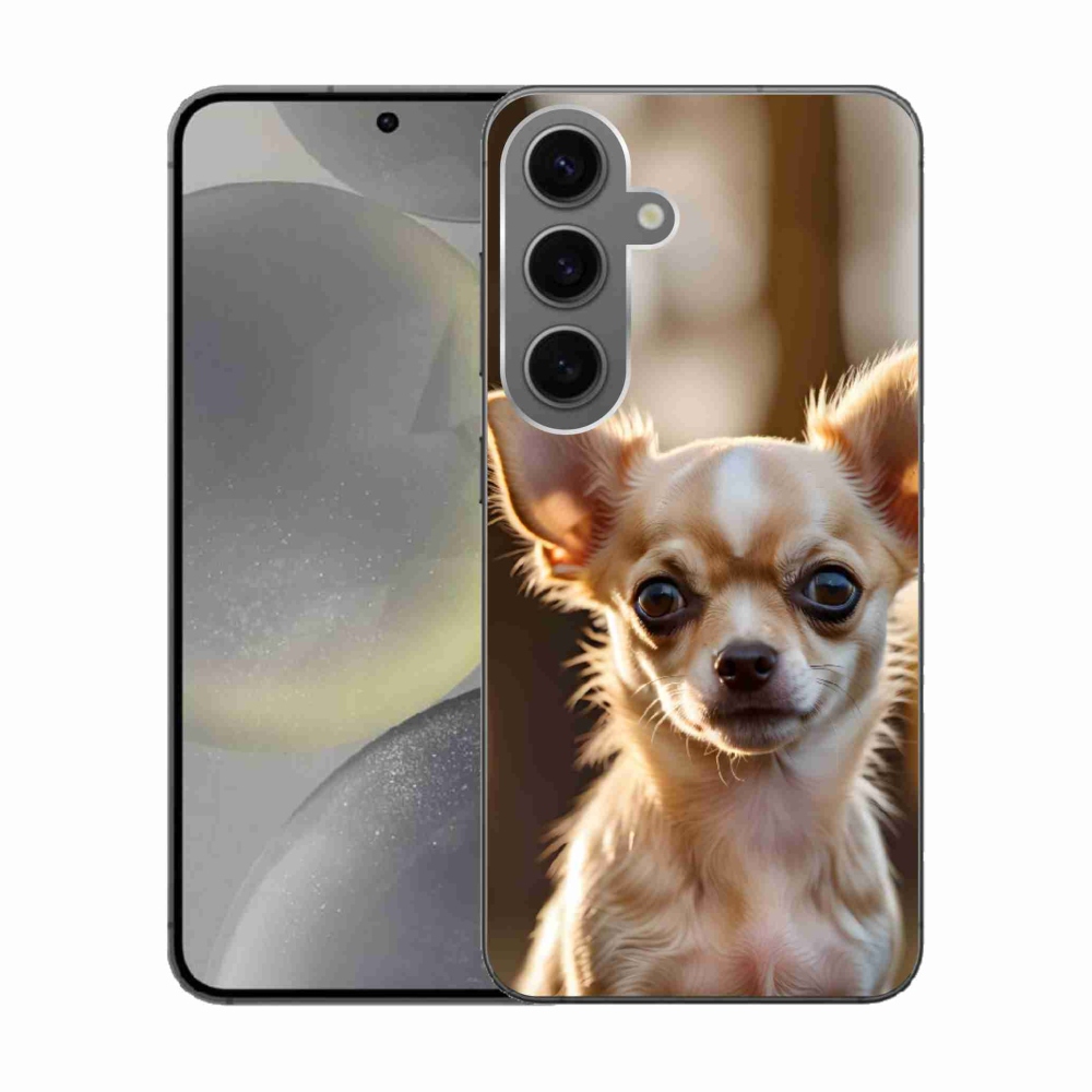 Gelový kryt mmCase na Samsung Galaxy S24 - čivava 6