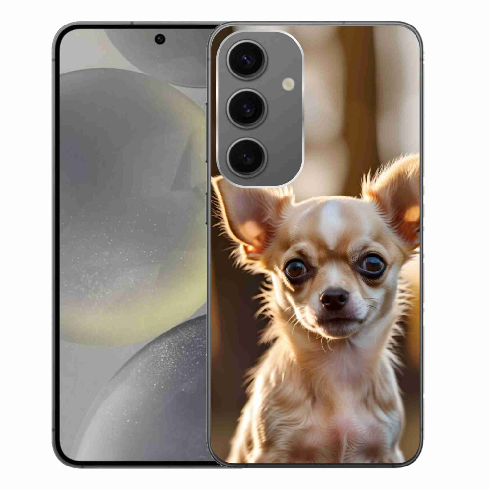 Gelový kryt mmCase na Samsung Galaxy S24+ - čivava 6