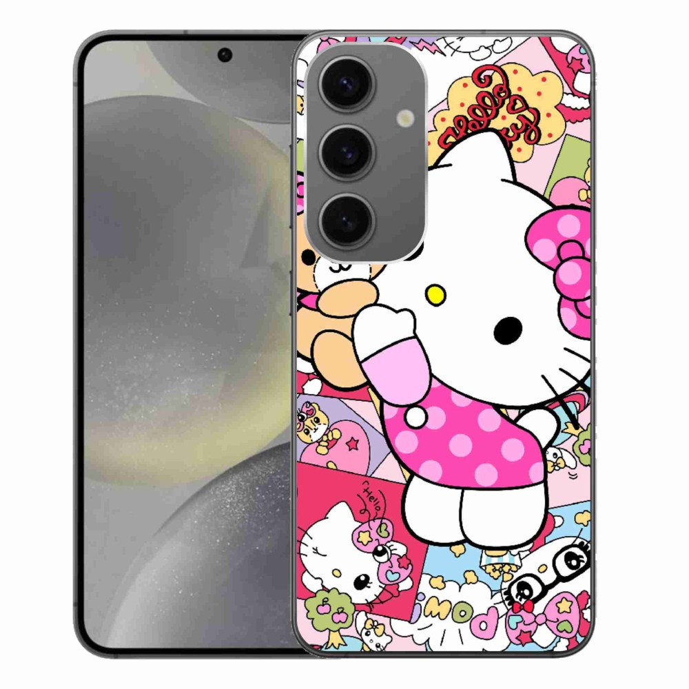 Gelový kryt mmCase na Samsung Galaxy S24+ - cute kitty