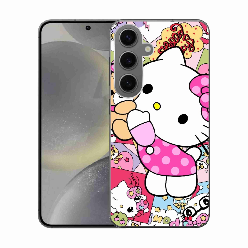 Gelový kryt mmCase na Samsung Galaxy S24 - cute kitty
