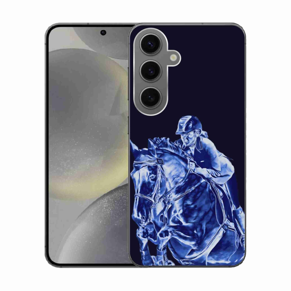 Gelový kryt mmCase na Samsung Galaxy S24 - dostihový kůň