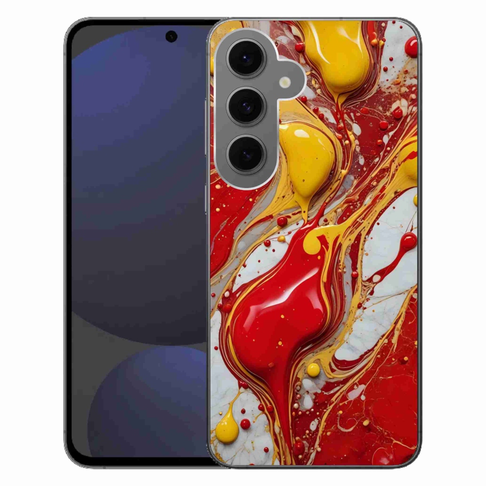 Gelový kryt mmCase na Samsung Galaxy S24 FE - abstraktní motiv 42