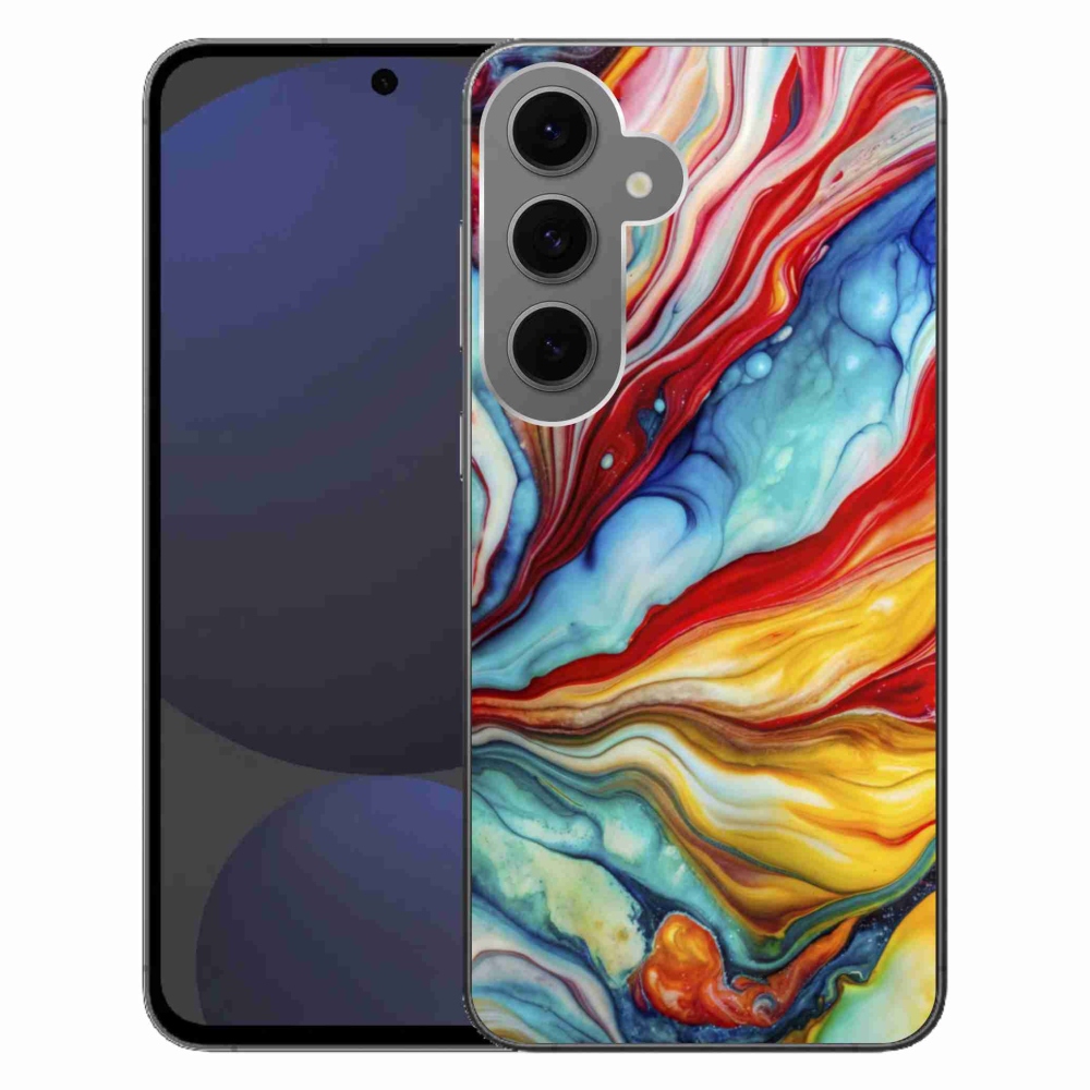 Gelový kryt mmCase na Samsung Galaxy S24 FE - abstraktní motiv 58