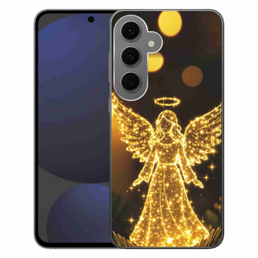 Gelový kryt mmCase na Samsung Galaxy S24 FE - anděl