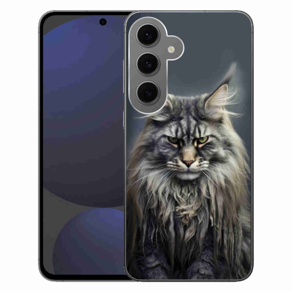 Gelový kryt mmCase na Samsung Galaxy S24 FE - kočíčí pohled 4