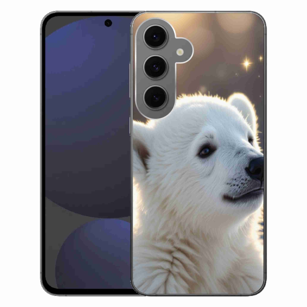 Gelový kryt mmCase na Samsung Galaxy S24 FE - lední medvěd