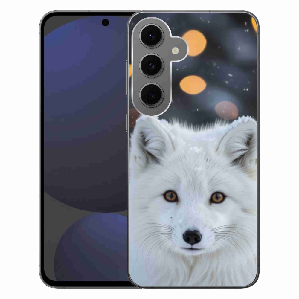 Gelový kryt mmCase na Samsung Galaxy S24 FE - liška polární