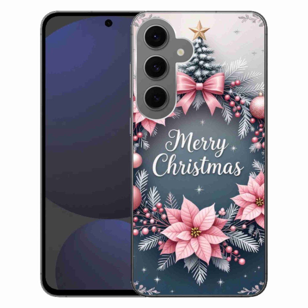 Gelový kryt mmCase na Samsung Galaxy S24 FE - merry christmas
