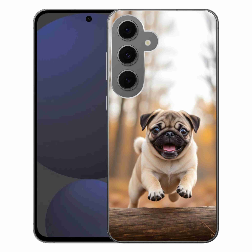 Gelový kryt mmCase na Samsung Galaxy S24 FE - mops 2