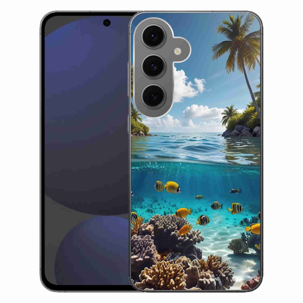 Gelový kryt mmCase na Samsung Galaxy S24 FE - mořský svět 4