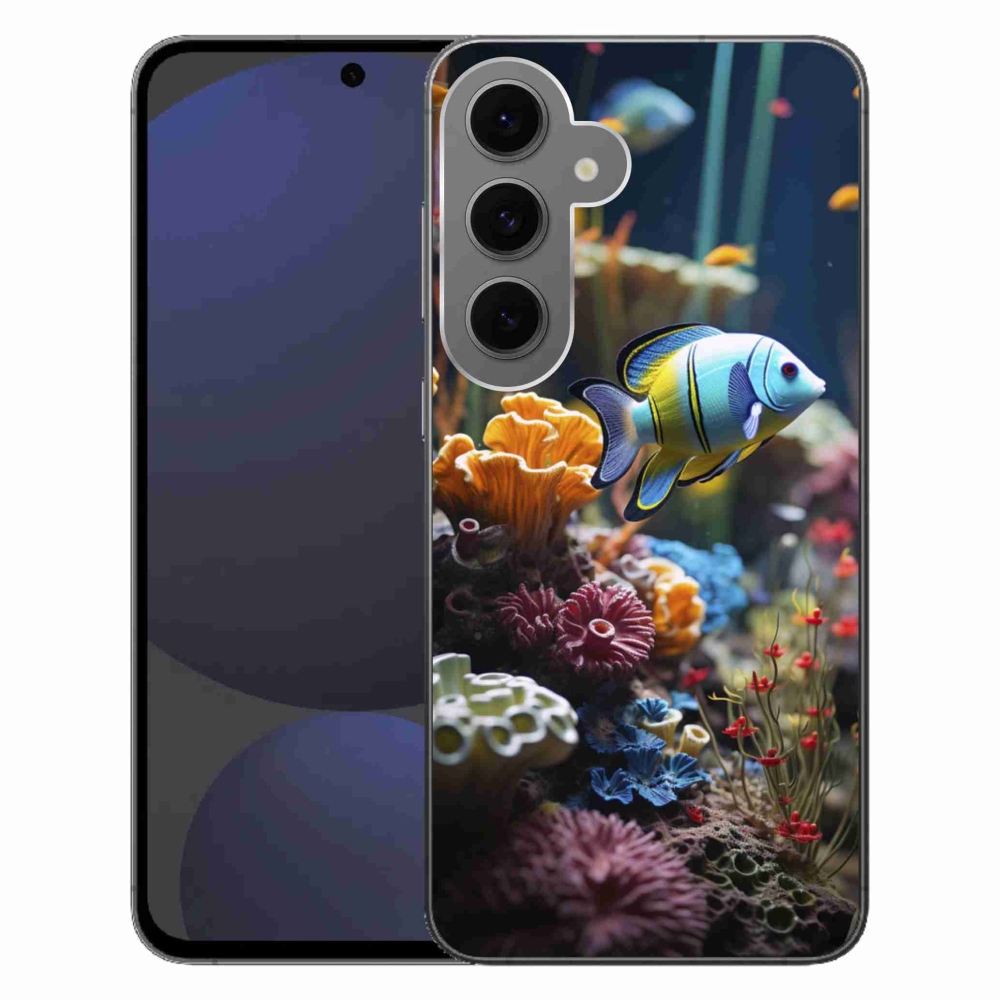 Gelový kryt mmCase na Samsung Galaxy S24 FE - mořský svět 5