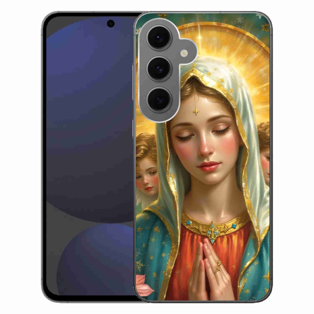 Gelový kryt mmCase na Samsung Galaxy S24 FE - náboženský motiv 3