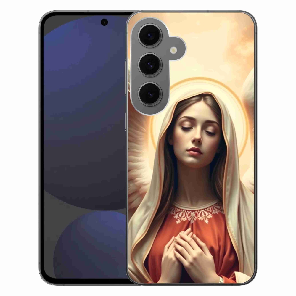 Gelový kryt mmCase na Samsung Galaxy S24 FE - náboženský motiv