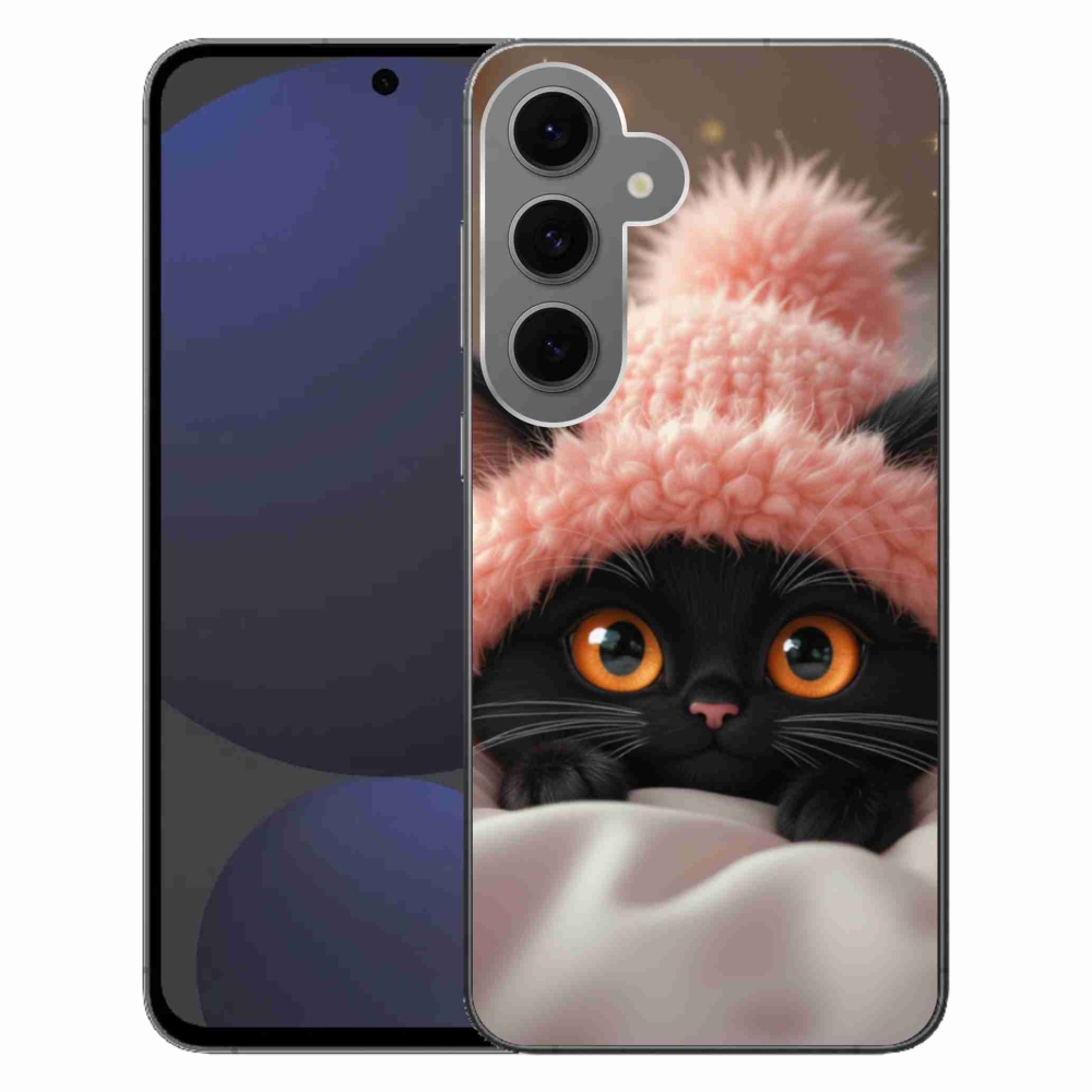 Gelový kryt mmCase na Samsung Galaxy S24 FE - roztomilé kotě 7