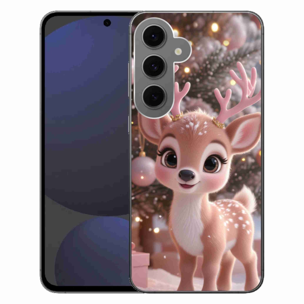 Gelový kryt mmCase na Samsung Galaxy S24 FE - roztomilý sob