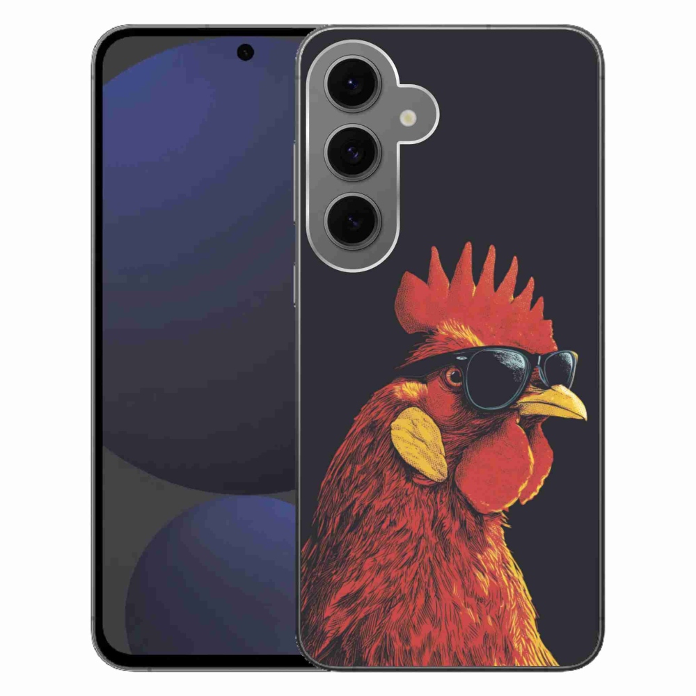 Gelový kryt mmCase na Samsung Galaxy S24 FE - stylový kohout