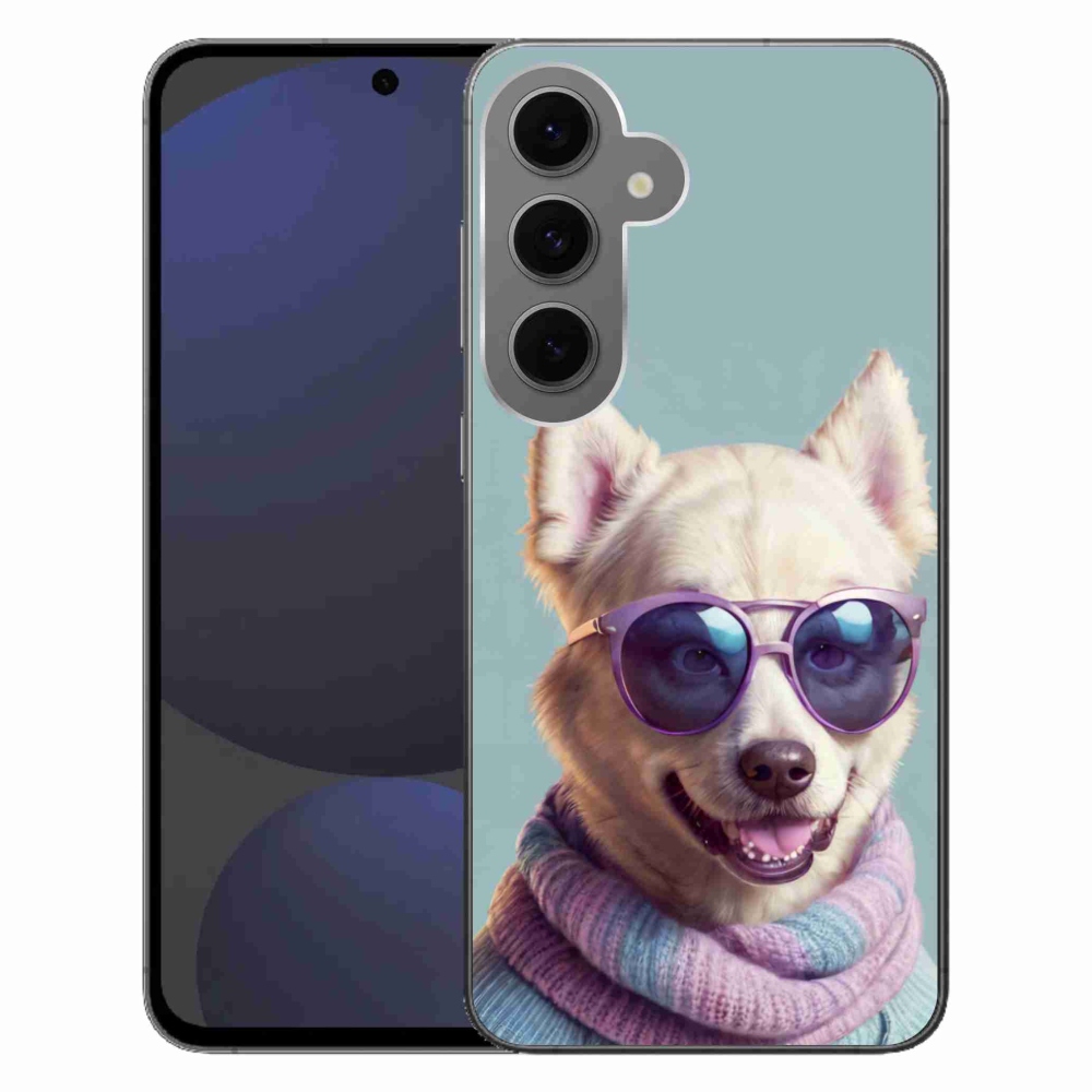 Gelový kryt mmCase na Samsung Galaxy S24 FE - stylový německý špic