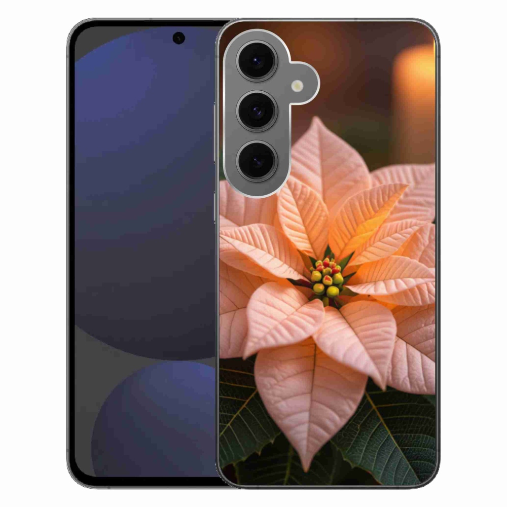 Gelový kryt mmCase na Samsung Galaxy S24 FE - vánoční hvězda