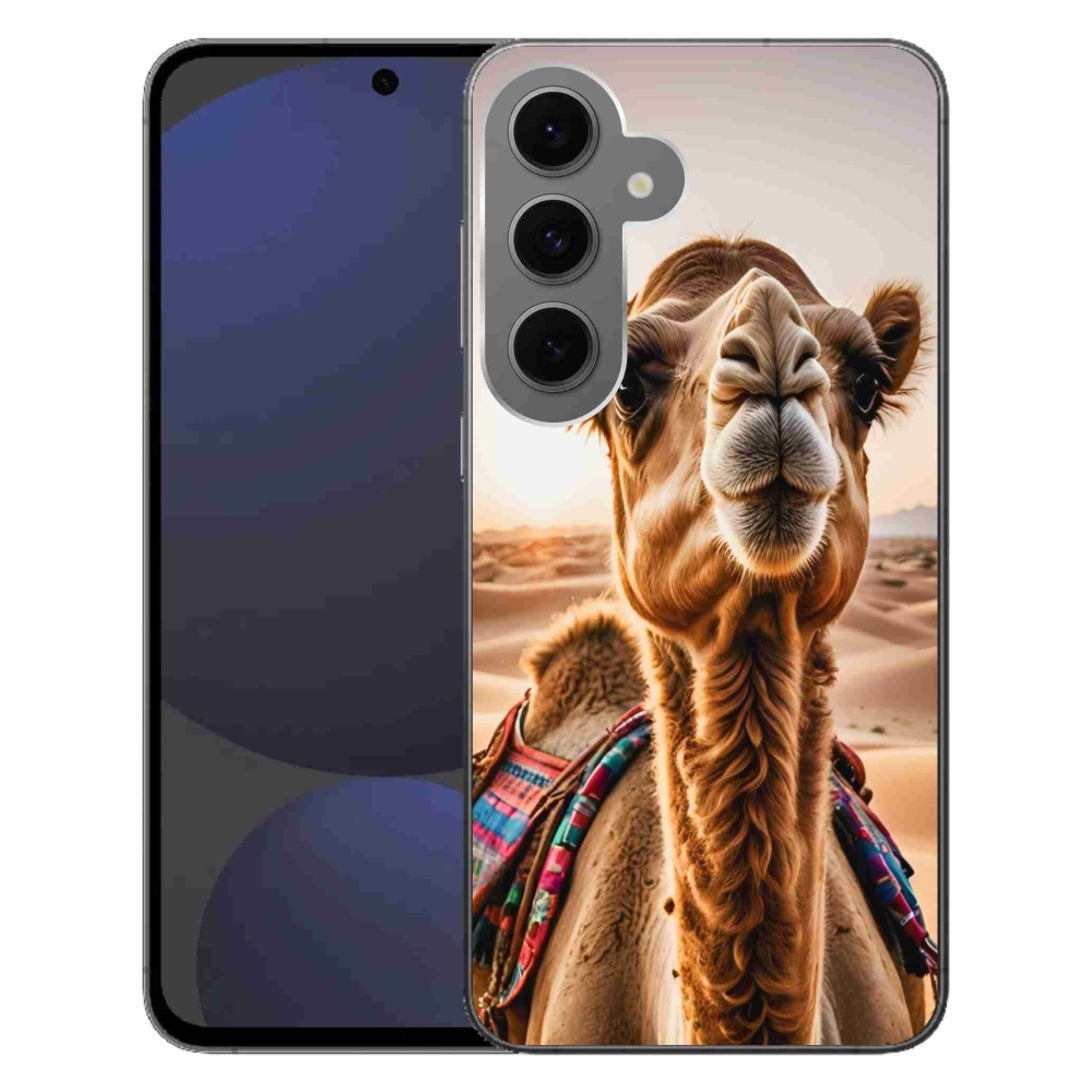 Gelový kryt mmCase na Samsung Galaxy S24 FE - velbloud