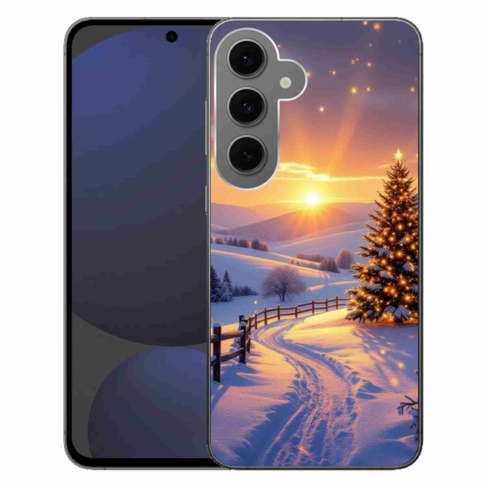 Gelový kryt mmCase na Samsung Galaxy S24 FE - zimní krajina