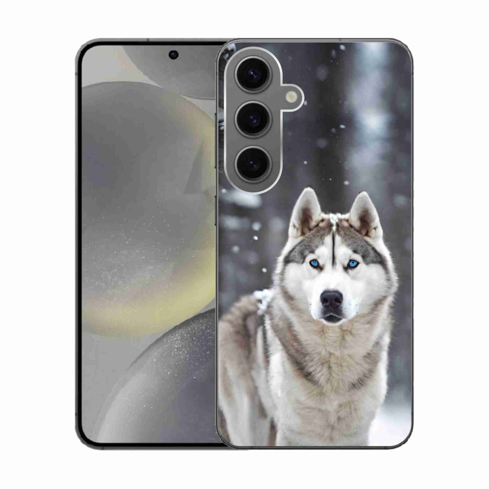Gelový kryt mmCase na Samsung Galaxy S24 - husky 2