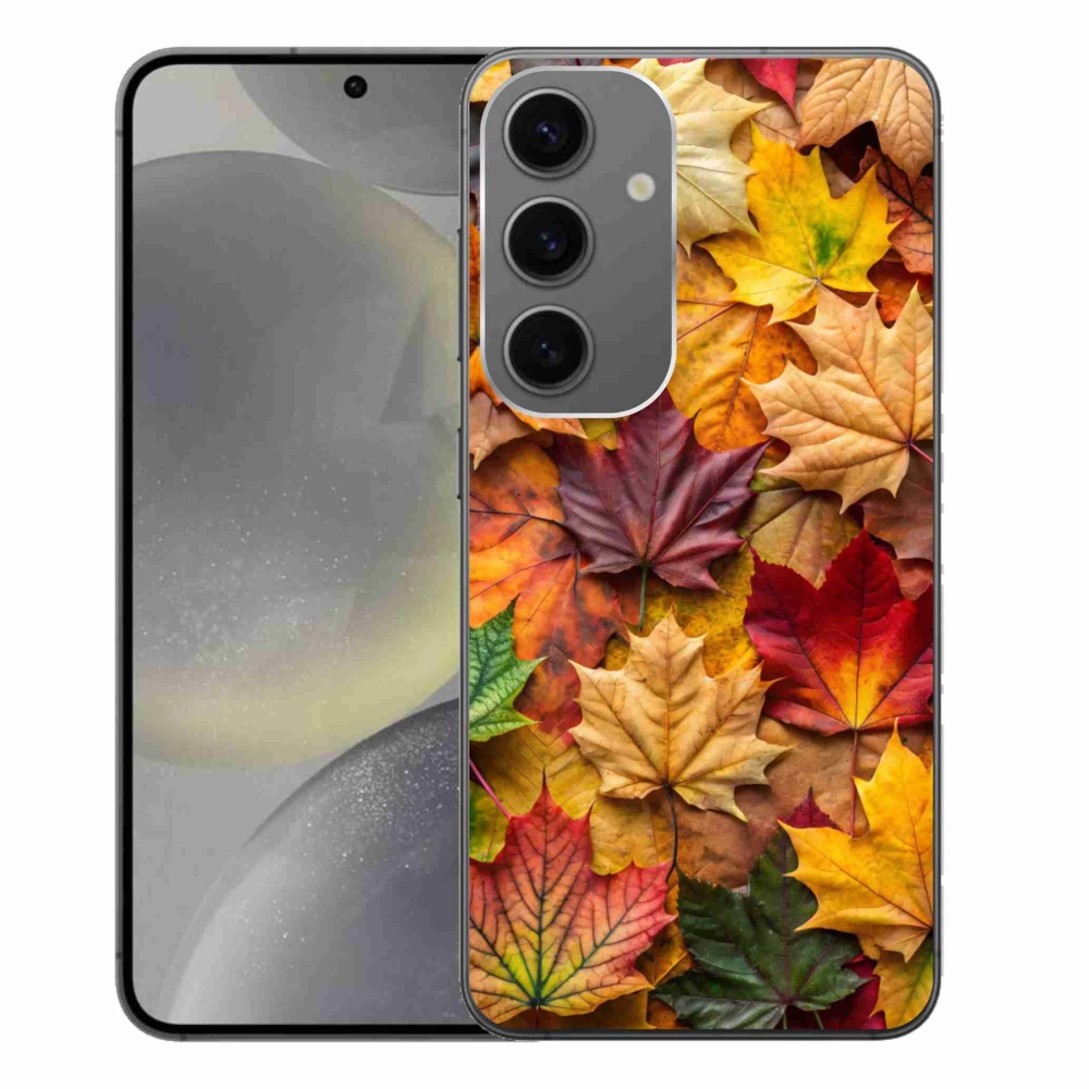 Gelový kryt mmCase na Samsung Galaxy S24+ - javorové listy 2