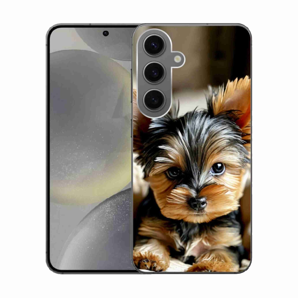 Gelový kryt mmCase na Samsung Galaxy S24 - jorkšír 11