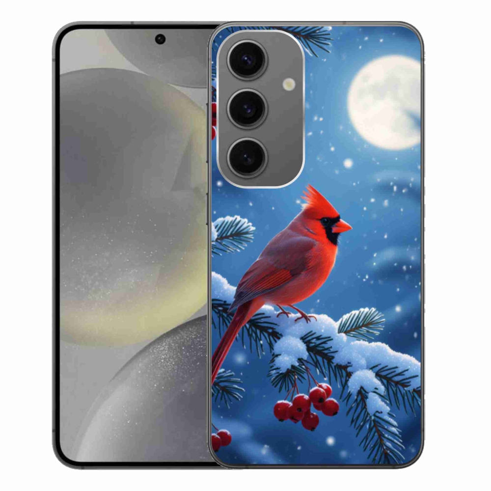 Gelový kryt mmCase na Samsung Galaxy S24+ - kardinál červený