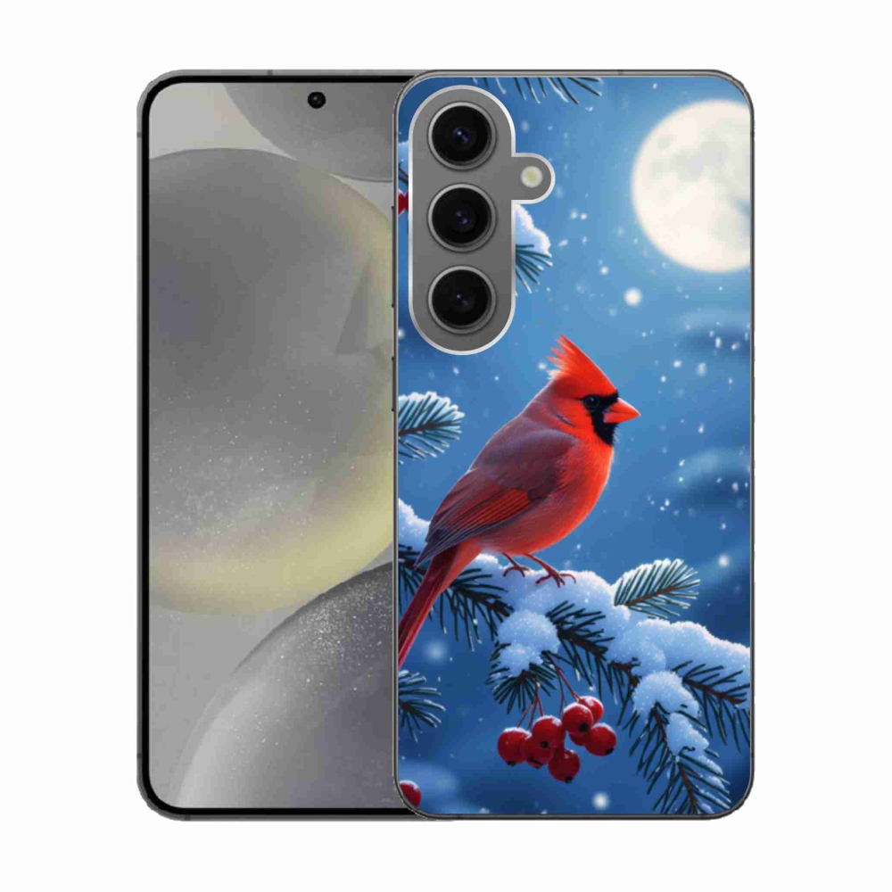 Gelový kryt mmCase na Samsung Galaxy S24 - kardinál červený
