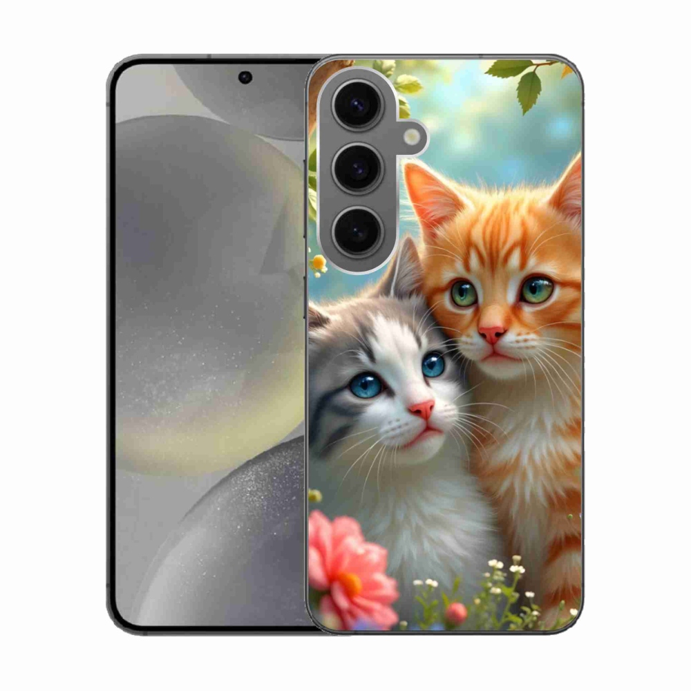 Gelový kryt mmCase na Samsung Galaxy S24 - kočičí láska 2