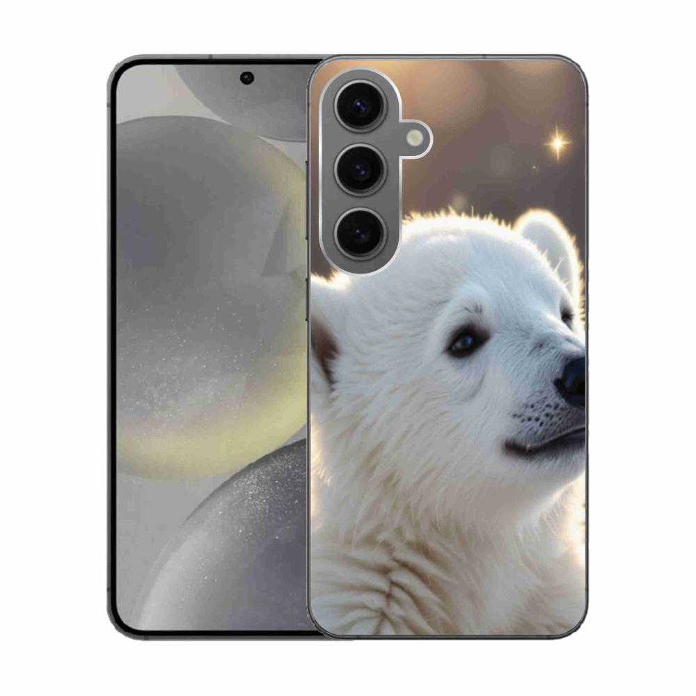 Gelový kryt mmCase na Samsung Galaxy S24 - lední medvěd