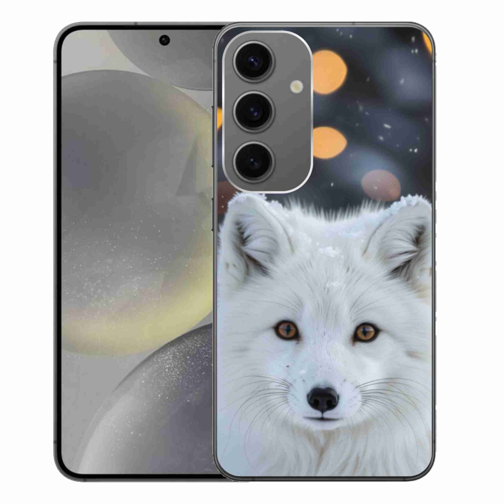 Gelový kryt mmCase na Samsung Galaxy S24+ - liška polární